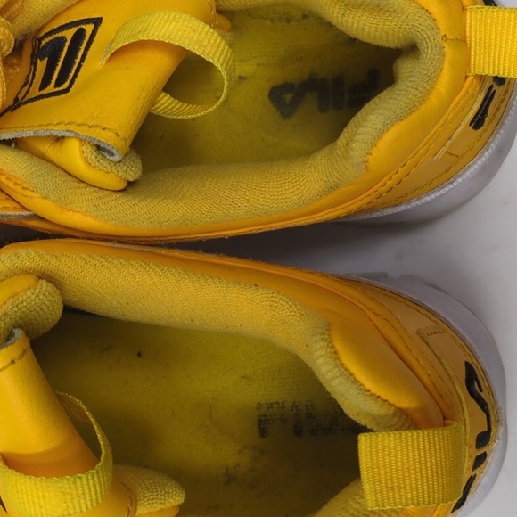 Fila disrupter 2 yellow sneakers size 10 runs small - Picture 7 of 7